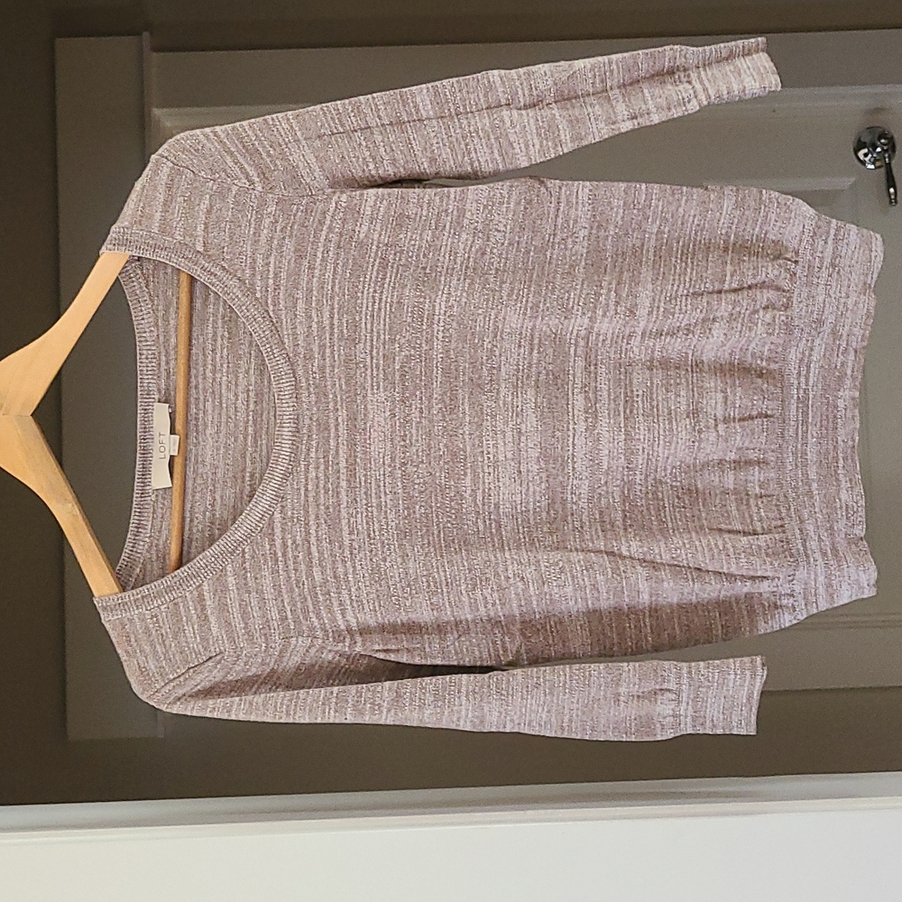 Brown heathered sweater
